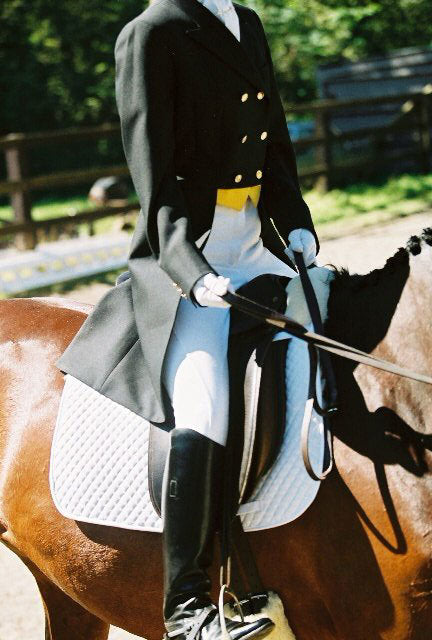 Engel Deluxe Sheepskin Dressage Saddle Blanket with Pommel Roll Partial Lining - 3330