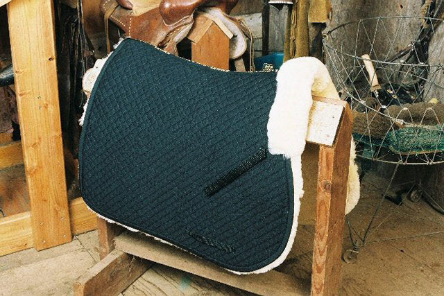 Engel Deluxe Sheepskin All Purpose Saddle Blanket with Complete Lining - 3332C