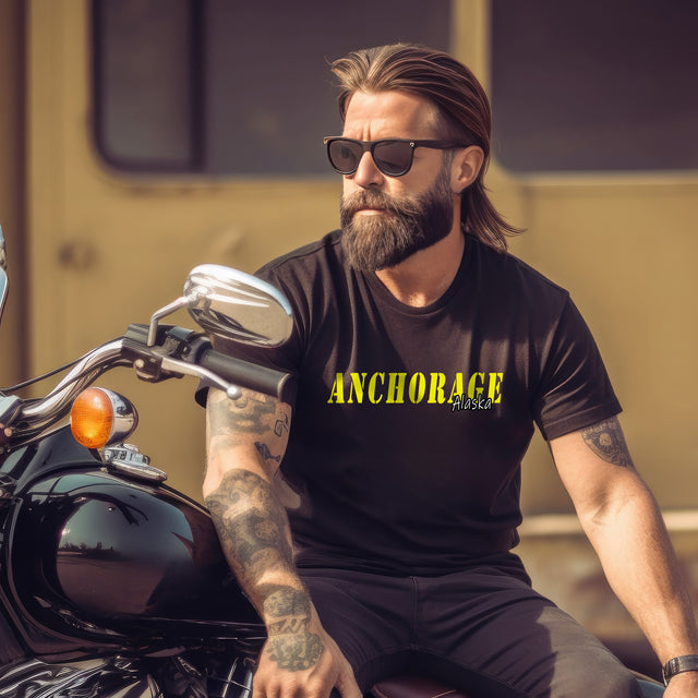 Anchorage Alaska Stamped T-Shirt