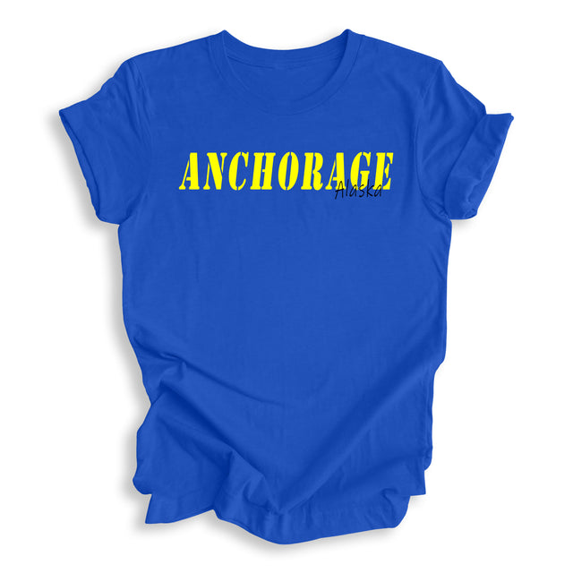 Anchorage Alaska Stamped T-Shirt