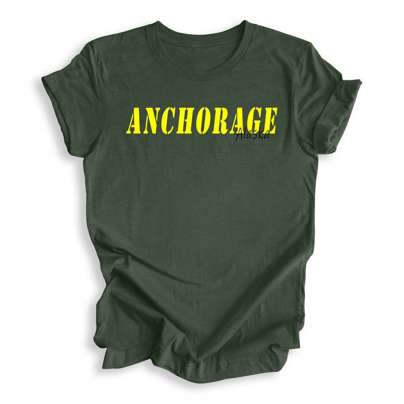 Anchorage Alaska Stamped T-Shirt