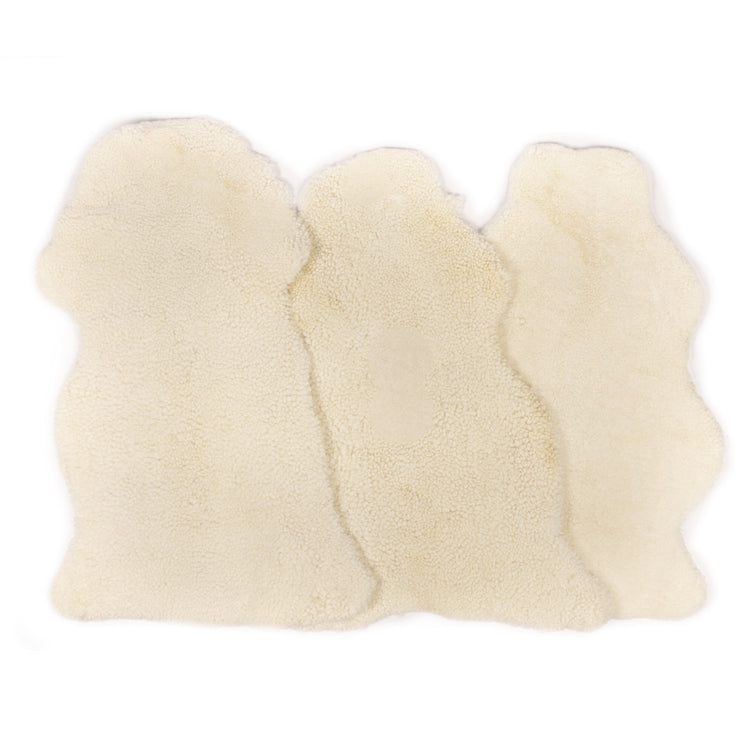 SALE! Sheared Sheepskin "B-Grade" 3-Pack of Hides