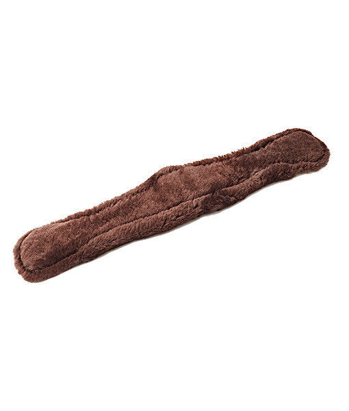 Dressage Girth 45cm – 90cm Brown with Brown Sheepskin