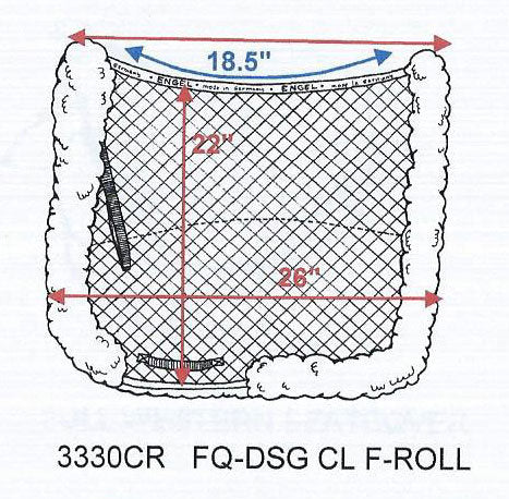 Engel Deluxe Sheepskin Dressage Saddle Blanket with Complete Lining & Full Roll Edge - 3330CR