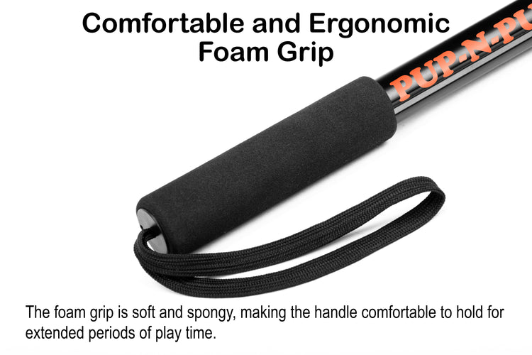 Adjustable Telescopic Flirt Pole with Durable Sheepskin Lure - Dog Training and Exercise Kit