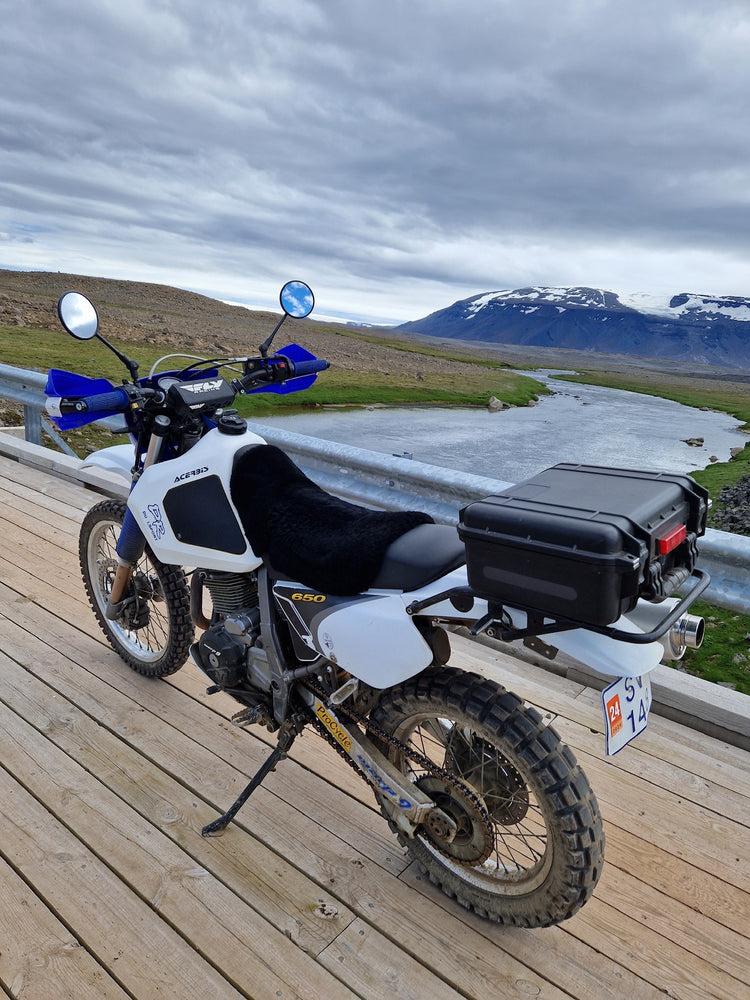 Sheepskin Buttpad® Motorcycle Seat Cover for the BMW R1250 GS by Alaska Leather