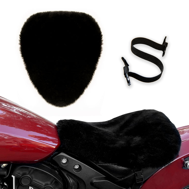 BMW R1250 GS Sheared Sheepskin Buttpad® by Alaska Leather | Premium Motorcycle Seat Cover