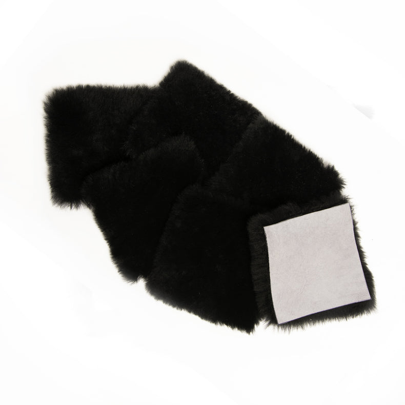 Sheepskin Pads (6 Pack) - Multi-Use Sheepskin Pieces, Craft Squares, Pet Toys, DIY Projects Furniture Moving Pads