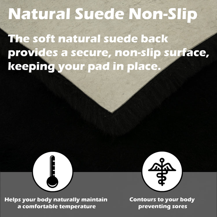 Sheepskin Buttpad® Motorcycle Seat Cover for the BMW R1300 GS Rider by Alaska Leather