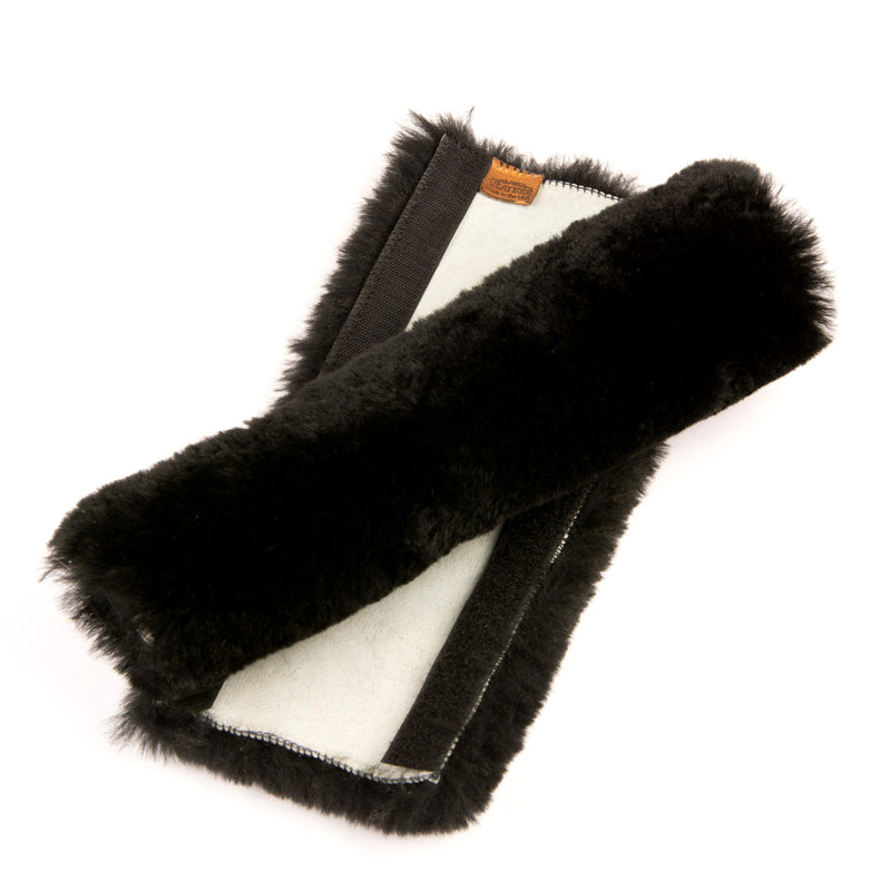 Sheepskin Seat Belt Cover - Two Pack
