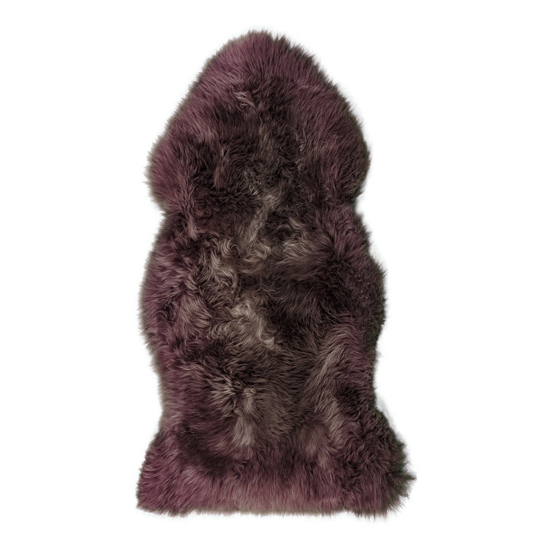 Single Pelt Sheepskin Long Wool Rug - Taupe