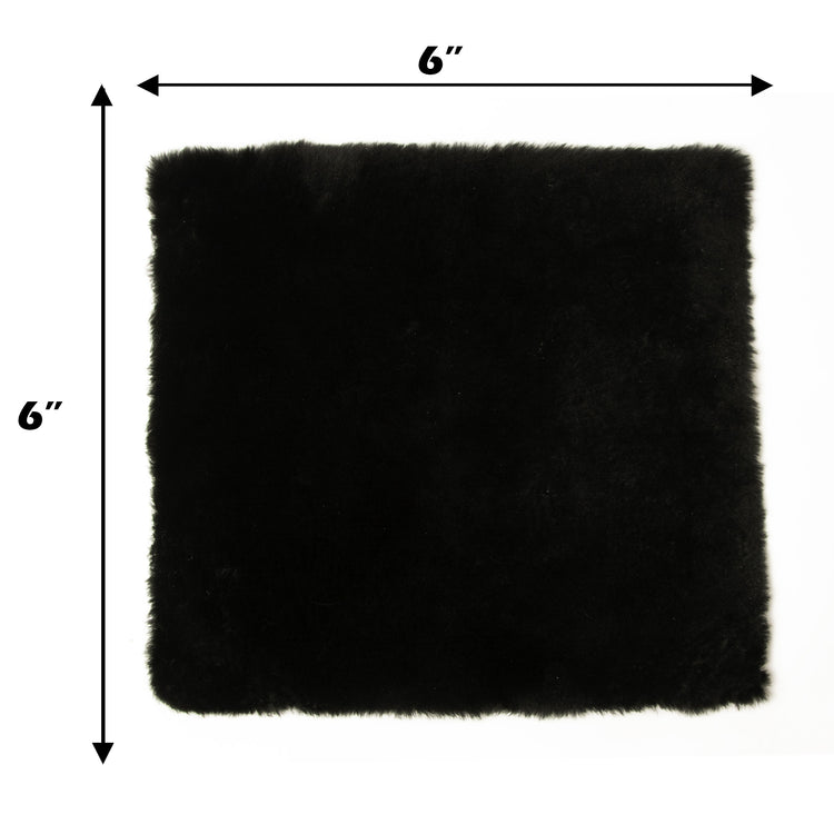 Sheepskin Pads (6 Pack) - Multi-Use Sheepskin Pieces, Craft Squares, Pet Toys, DIY Projects Furniture Moving Pads
