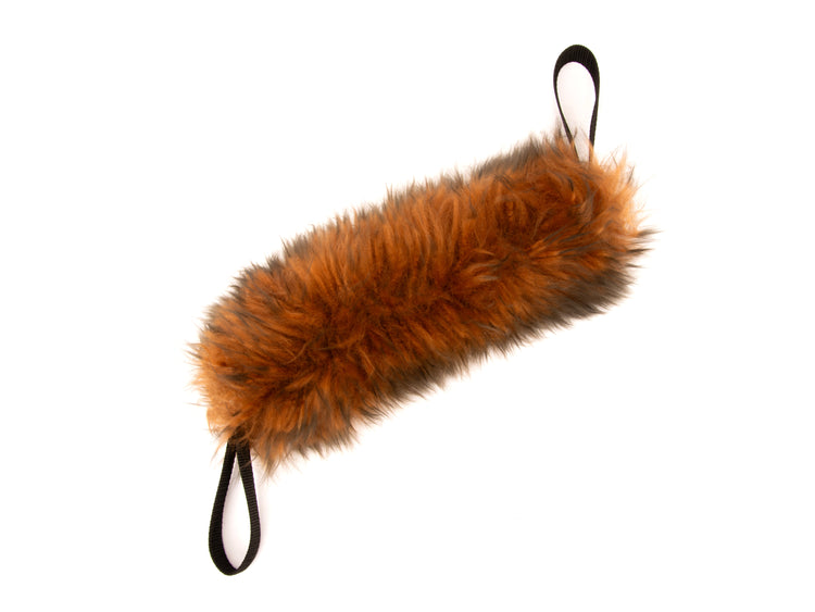 Sheepskin Soft Bite Dog Tug - Training Toy, Building Drive, Interactive Play, Prey Drive, Tug Toy, Real Sheepskin, Dual Handles