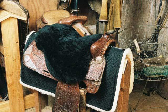 Standard Western Sheepskin Saddle Seat Cover 3355