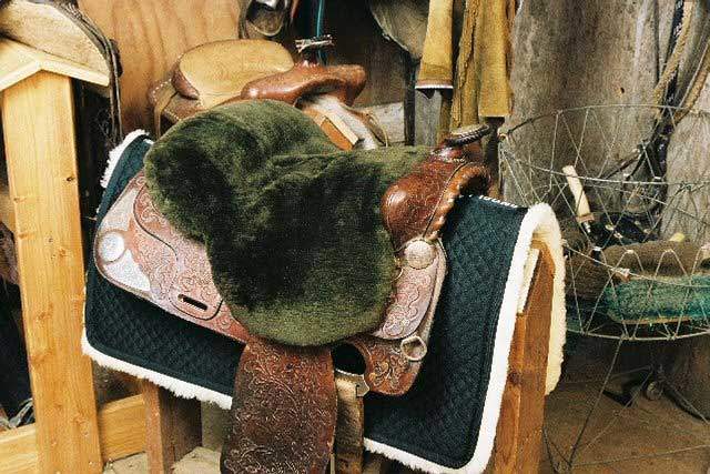 Standard Western Sheepskin Saddle Seat Cover 3355