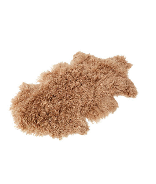 Tibetan Lambskin Pelt or Rug - Honey