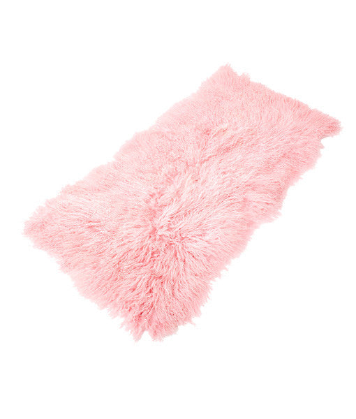 Tibetan Lambskin Rug - Olive