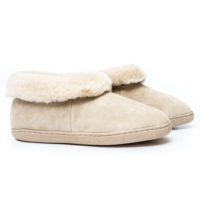 Women's Australian Merino Sheepskin Slippers with Cozy Ankles