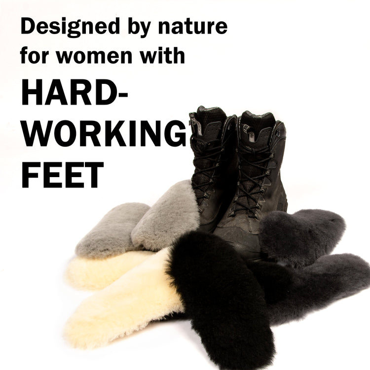 Women's Super Thick Sheepskin Insoles