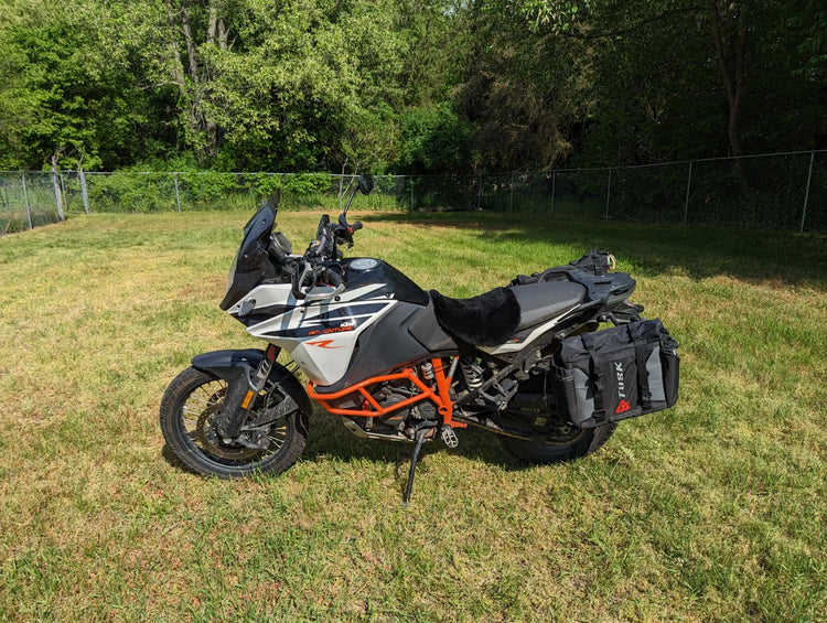 BMW R1250 GS Sheared Sheepskin Buttpad® by Alaska Leather | Premium Motorcycle Seat Cover