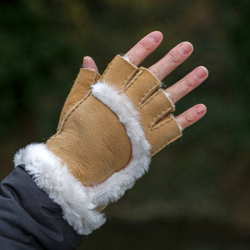 Fingertip Sheepskin Gloves