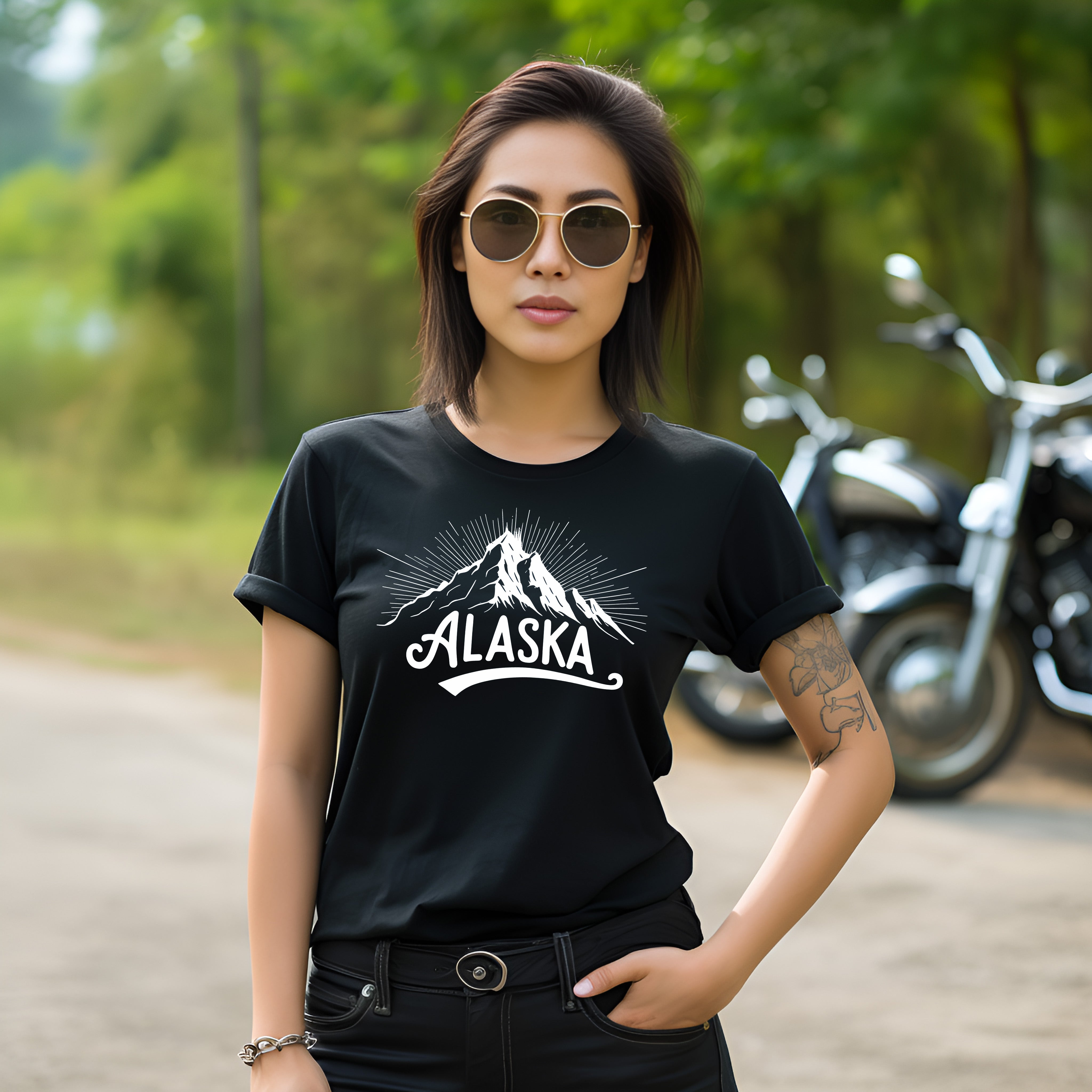 Alaska Radiant Mountain T-Shirt – Alaska Leather