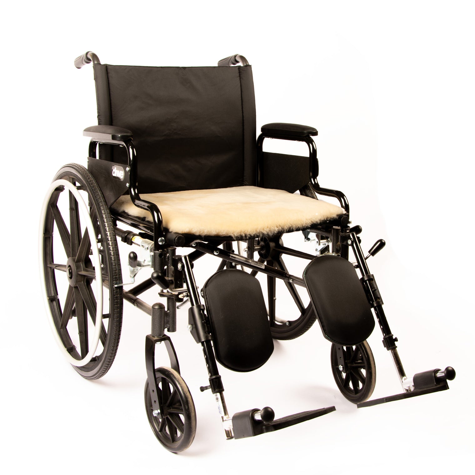 Sheepskin Seat Pad - 100% Genuine Sheepskin Comfort Chair Pad or Cushion for Wheelchairs, Cars, Trucks, RV's, Semis