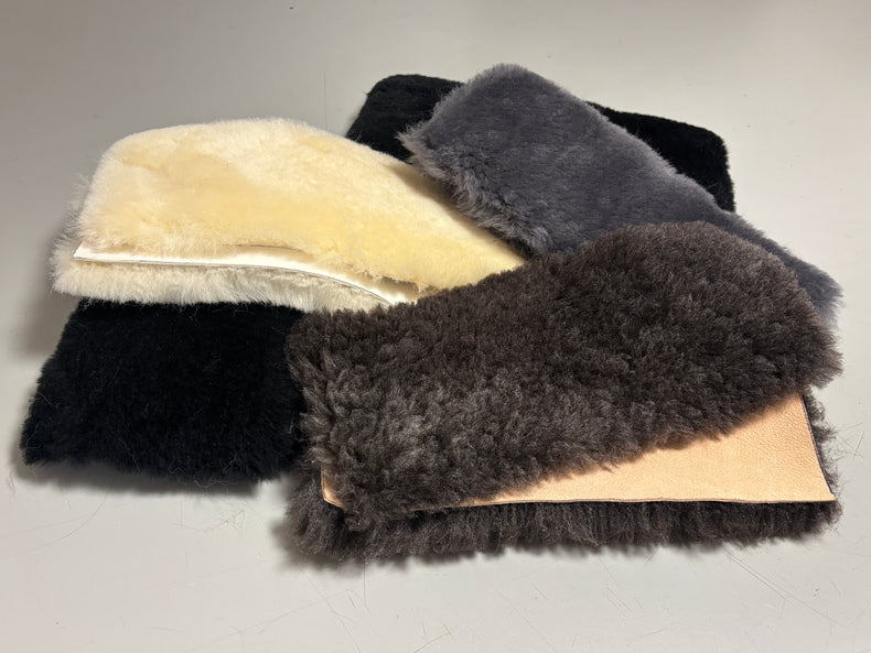 Sheepskin Craft Panel 12" x 5" - Sewing, DIYs, Upholstery, Leatherwork, Fly Tying, Jewelry, Accessories, Gear Repair, Art