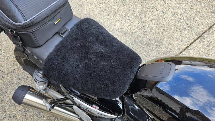 Sheepskin Buttpad® Motorcycle Seat Cover for the BMW R1250 GS by Alaska Leather