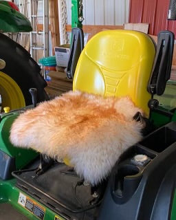 Tractor Seat Sheepskin Buttpad®