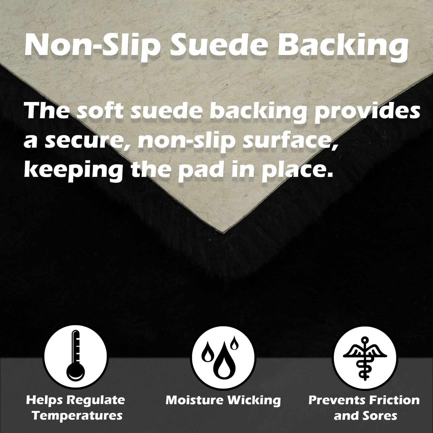 Sheepskin Seat Pad - 100% Genuine Sheepskin Comfort Chair Pad or Cushion for Wheelchairs, Cars, Trucks, RV's, Semis