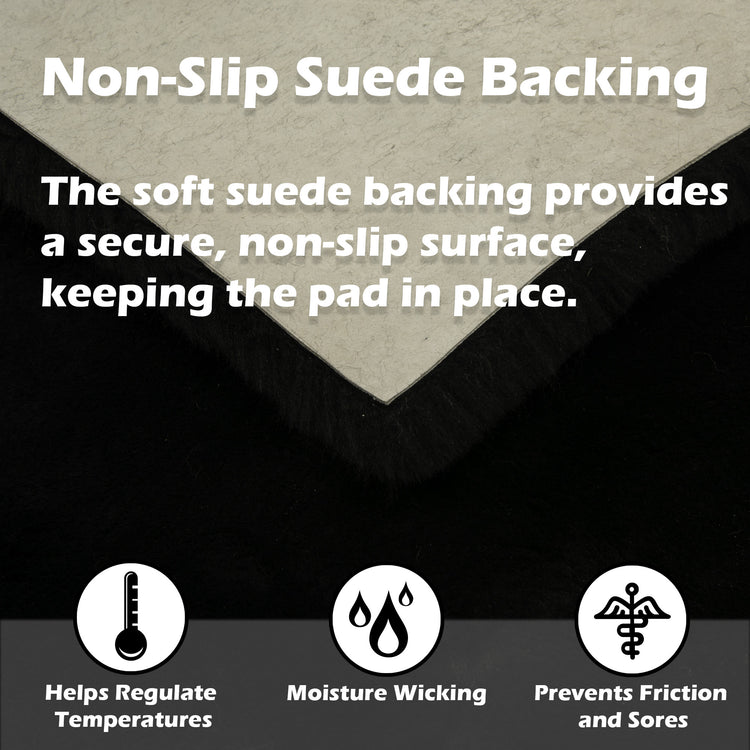Sheepskin Seat Pad - 100% Genuine Sheepskin Comfort Chair Pad or Cushion for Wheelchairs, Cars, Trucks, RV's, Semis