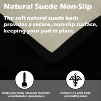 Sheepskin Buttpad® Motorcycle Seat Cover for the BMW S1000 RR, S1000 R, Rider/Driver Saddle by Alaska Leather