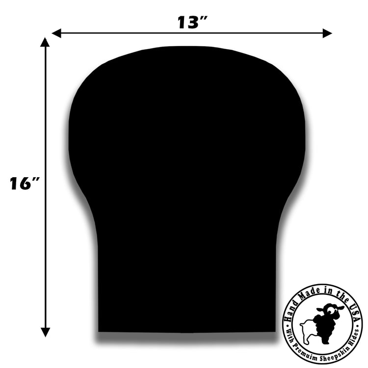 Sheepskin Buttpad® Motorcycle Seat Cover for the BMW S1000 RR, S1000 R, Rider/Driver Saddle by Alaska Leather