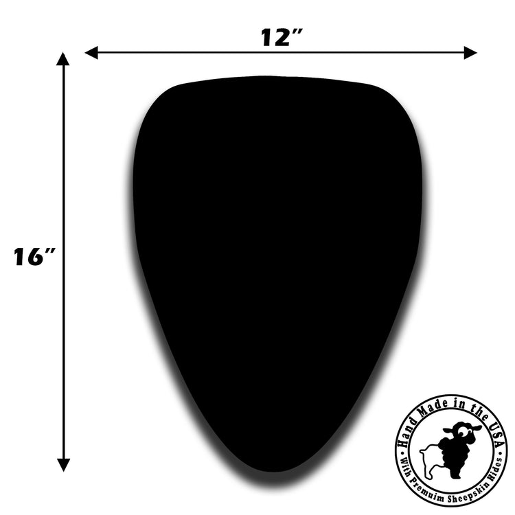 Sheepskin Buttpad® Motorcycle Seat Cover for the Harley Davidson Sportster 883/1200 Rider/Driver Saddle by Alaska Leather