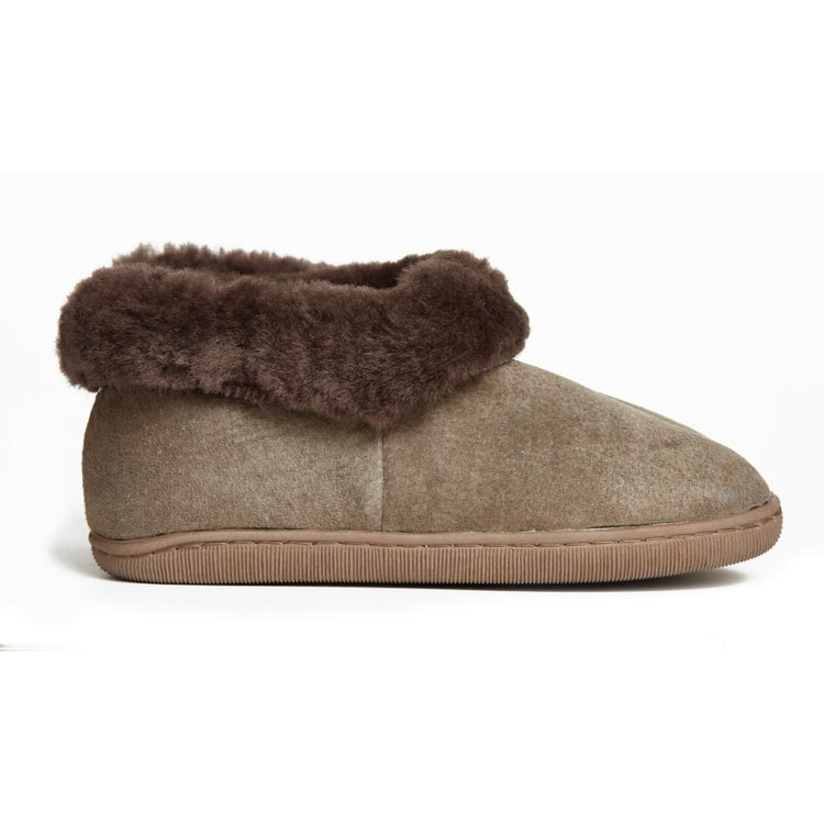 Men's Australian Merino Sheepskin Slippers with Cozy Ankles