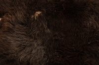 Giant American Sheepskin Hide - Lazy M - Long-Hair Bark-Tanned Pelt, Rustic Lodge Style, USA-Sourced Natural Wool -LWB 15233