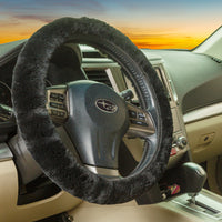 Sheepskin Steering Wheel Cover - All-Season Comfort