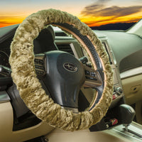 Sheepskin Steering Wheel Cover - All-Season Comfort