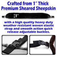 Sheepskin Buttpad® Motorcycle Seat Cover for the BMW R1250 GS Passenger Saddle by Alaska Leather