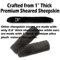 Sheepskin Seat Belt Cover - Single Pack