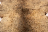 Giant American Sheepskin Hide - Lazy M - Long-Hair Bark-Tanned Pelt, Rustic Lodge Style, USA-Sourced Natural Wool -LWB 15232