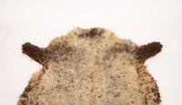 Giant American Sheepskin Hide - Lazy M - Long-Hair Bark-Tanned Pelt, Rustic Lodge Style, USA-Sourced Natural Wool -LWB 15235