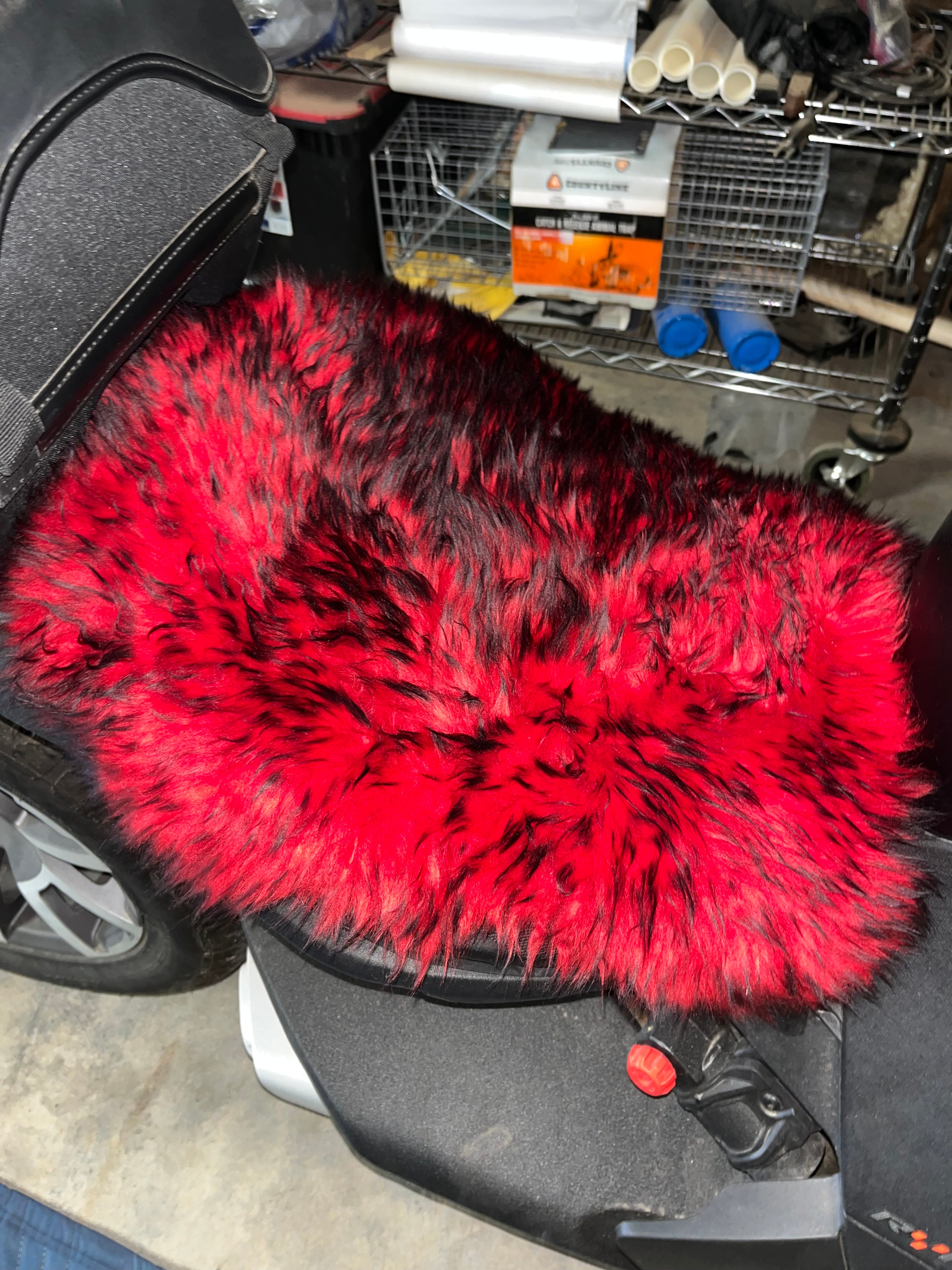 Pillion 1 Sheepskin Buttpad - Motorcycle Seat Cover – Alaska Leather