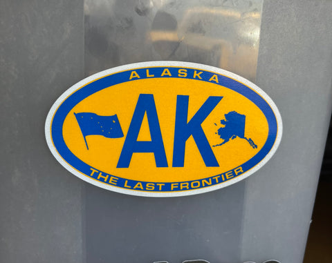 AK The Last Frontier Sticker