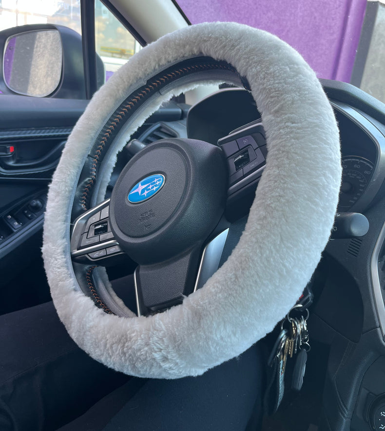 Sheepskin Steering Wheel Cover