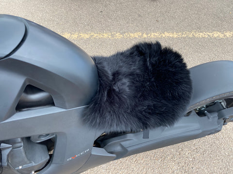 Pillion 1 Sheepskin Buttpad - Motorcycle Seat Cover – Alaska Leather